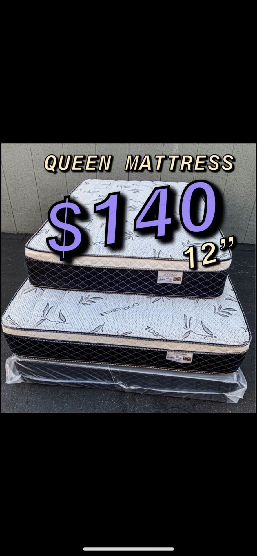 Queen Size Pillow Top Mattress