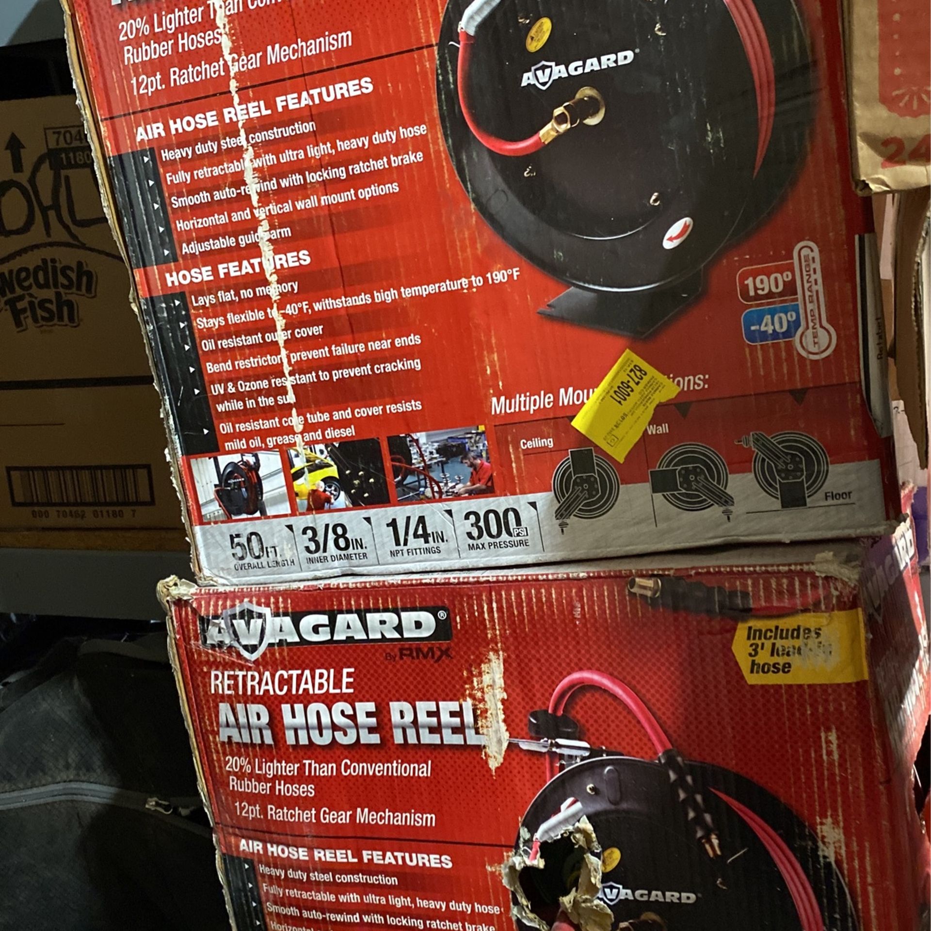 RMX AVAGARD 50ft Retractable Air Hose Reel