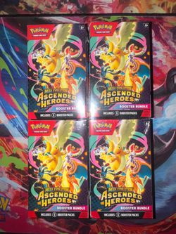 Pokemon cards! Ascended heroes booster bundles!