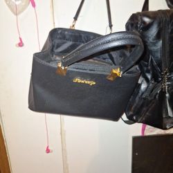 Black Leather Purse