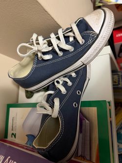 Blue converse