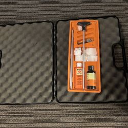 Doskocil 4 Pistol Gun Guard Hard Shell Case With Cleaning Kit