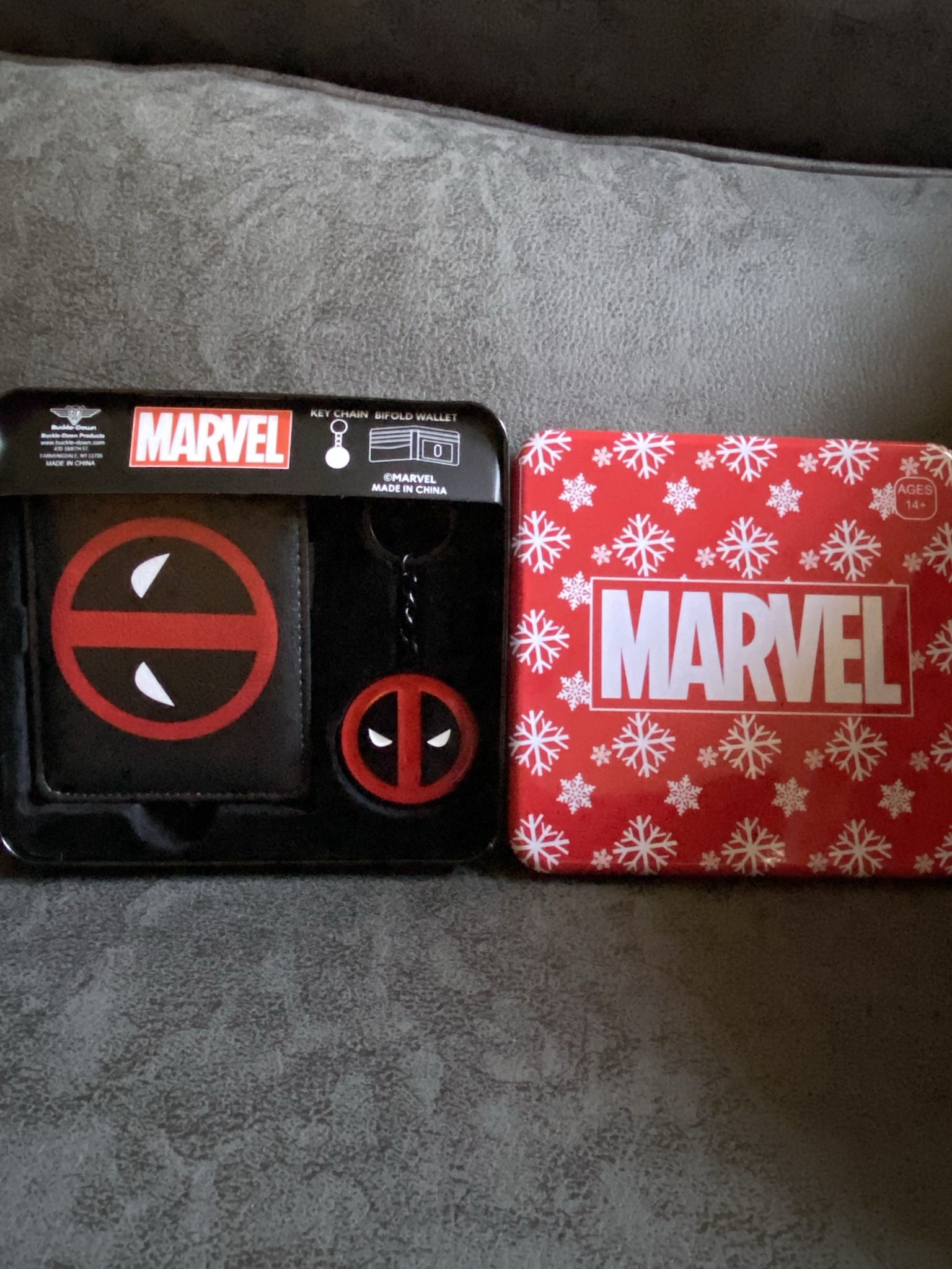 Marvel Deadpool Wallet With Keychain Set Nice Gift 🎁