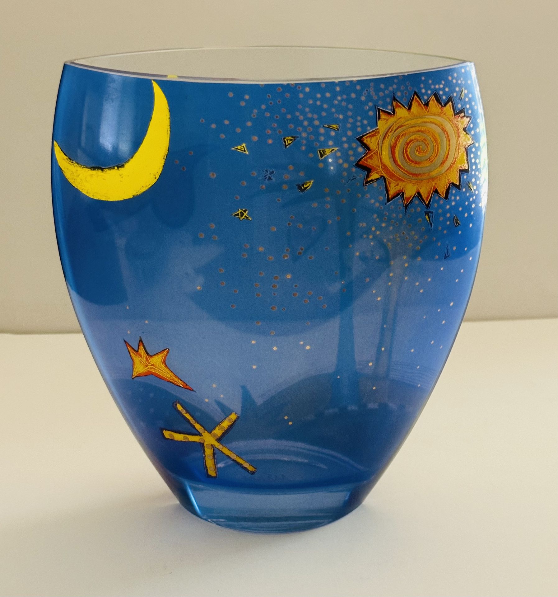 Beautiful Goebel Glass Vase Designed By MARA!