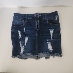 Blue JEAN SKIRT