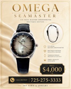 Omega Seamaster Co-Axial Master Chronometer Boutique Edition - Ask for David