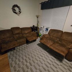 Haverty Two Piece Couch And Love Seat