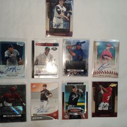Autographed Rookie Cards Lot
