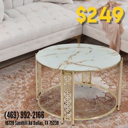 Nano Glass Coffee Table  - Delivery And Financing Available 