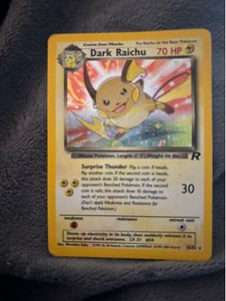 Vintage Dark Raichu 83/82 - Team Rocket Set (Near Mint / NM)