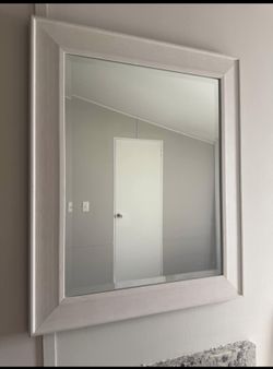 Bathroom Vanity Mirror (White)