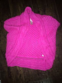 Girls pink cardigan