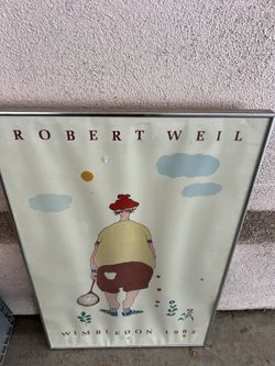 ROBERT WEIL WIMBLEDON 1982 PRINT