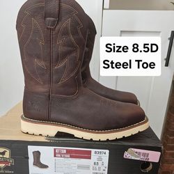 Red Wings Irish Setter Safety Toe Work Boots Size 8.5