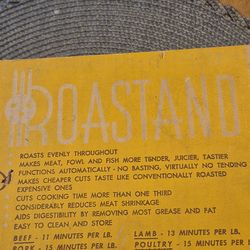 Roastand cooking stand for oven and grill roasting