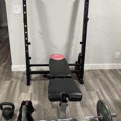 Bench press and Weights 