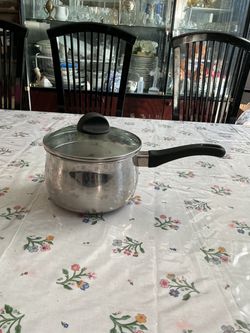 Stainless Steel Saucepan with Glass Lid