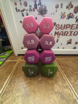 Neoprene dumbbells