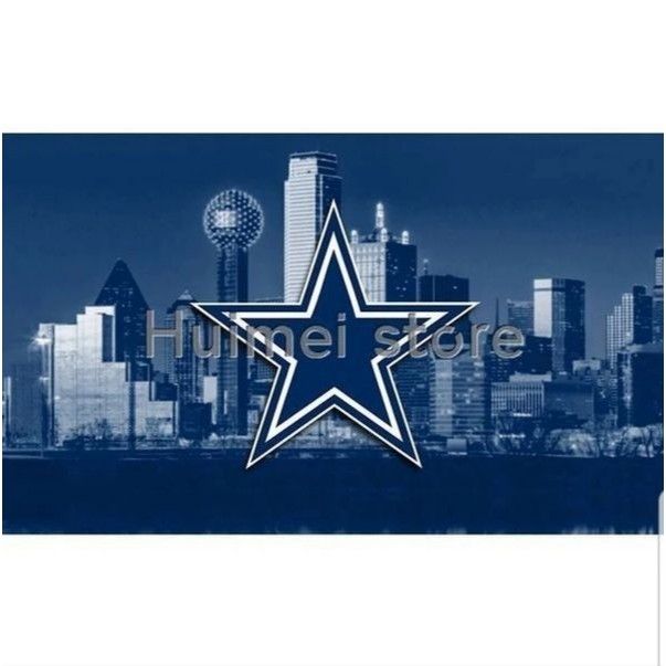 Dallas Cowboys Skyline Flag Banner New 3x5 Ft