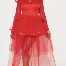 Red Bride Costume Fashion nova Size Small