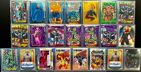 2026 Topps Finest FF Marvel 21 Card Lot Autos /50 /65 /75 /99 /150 SSP