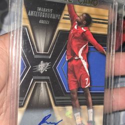 Thanasis Antetokounmpo Rookie Autograph BUCKS CHAMPION