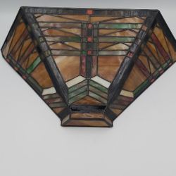 Stained Glass Wall Sconce 