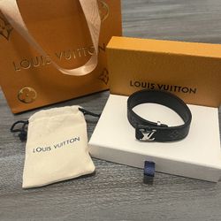 Louis Vuiton Black Bracelet 