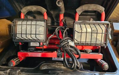 Commercial Electric Halogen Work Shop Light With Tripod Stand