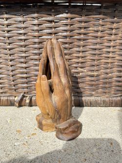 Wooden Praying Hands 