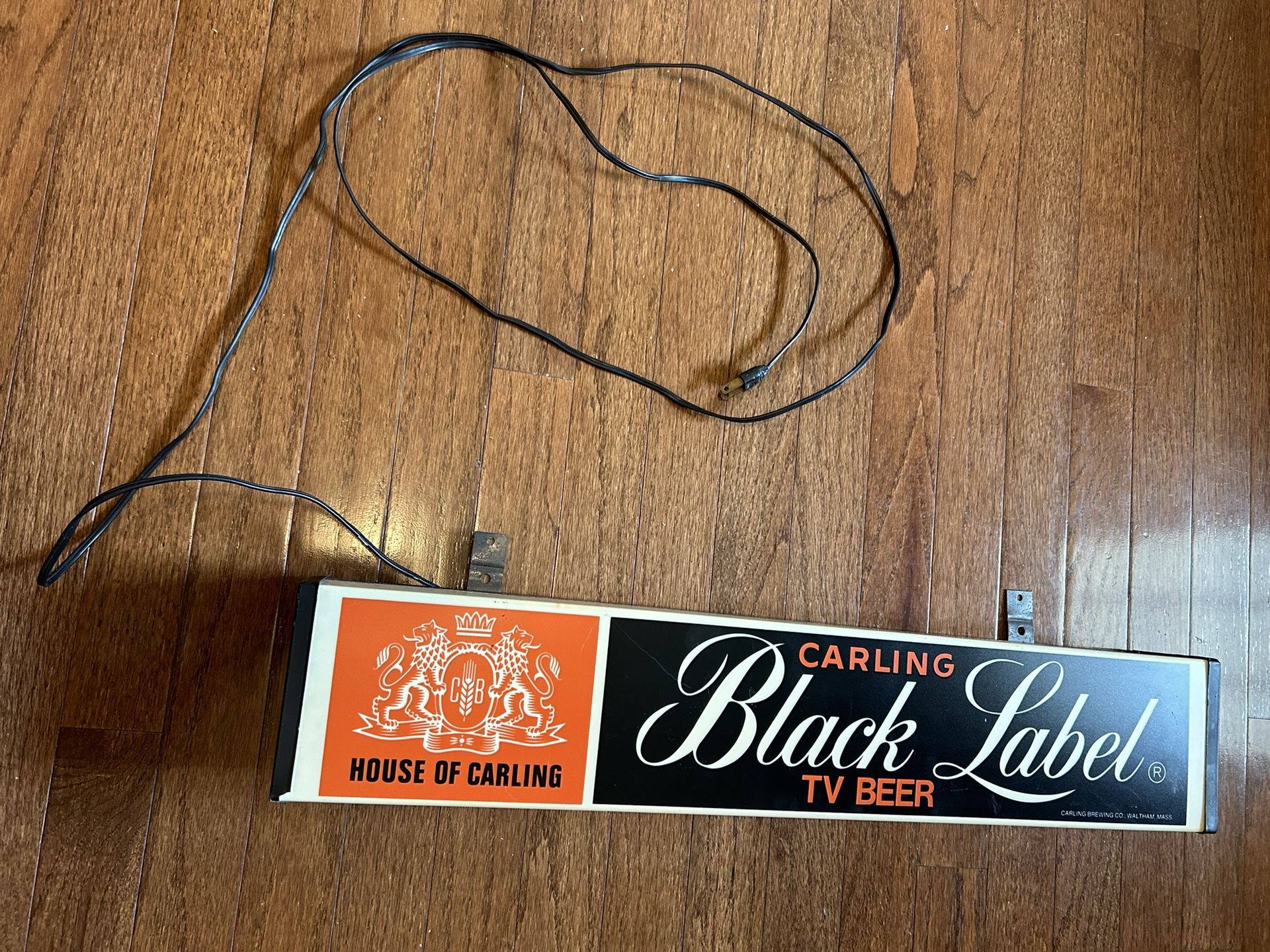 Black Label Light Up Bar Sign