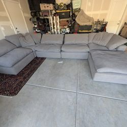 6-Piece Dream Gray Modular Sectional 