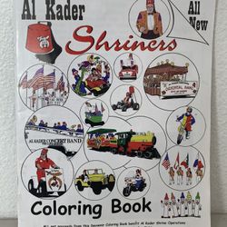 Shriners Al Kader Free Mason Circus Clown ColoringBook Magazine Portland Oregon