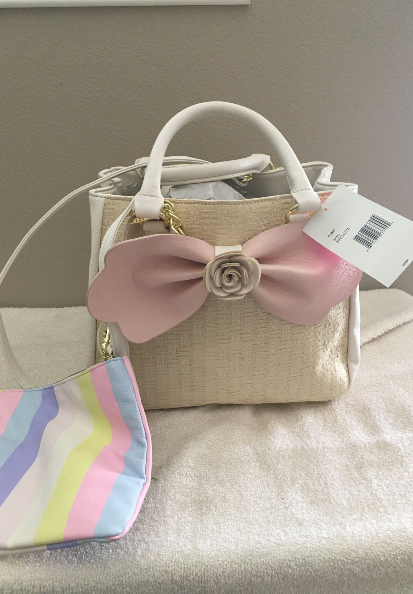 Betsey Johnson Handbag with Tote