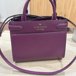 Kate Spade Small Purple Crossbody Hand Bag 