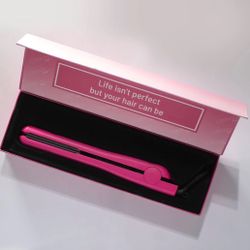 Pink hair straightener