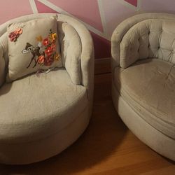 Swivel Barrel Chairs