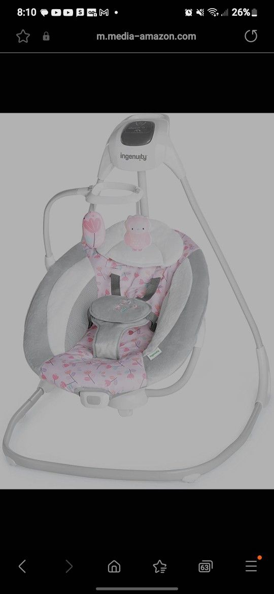 New Ingenuity Baby swing 