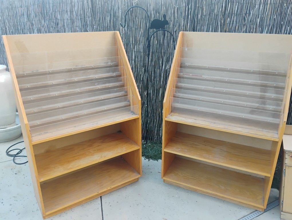 2 Book Shelves & Toy Cubby $50