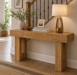 63” console table