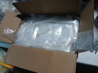 4 boxes available. 
$10 eachNew Plastick Bags 27" by 1.5". 1000 bags each box. 4 Boxes available. $10 each box
