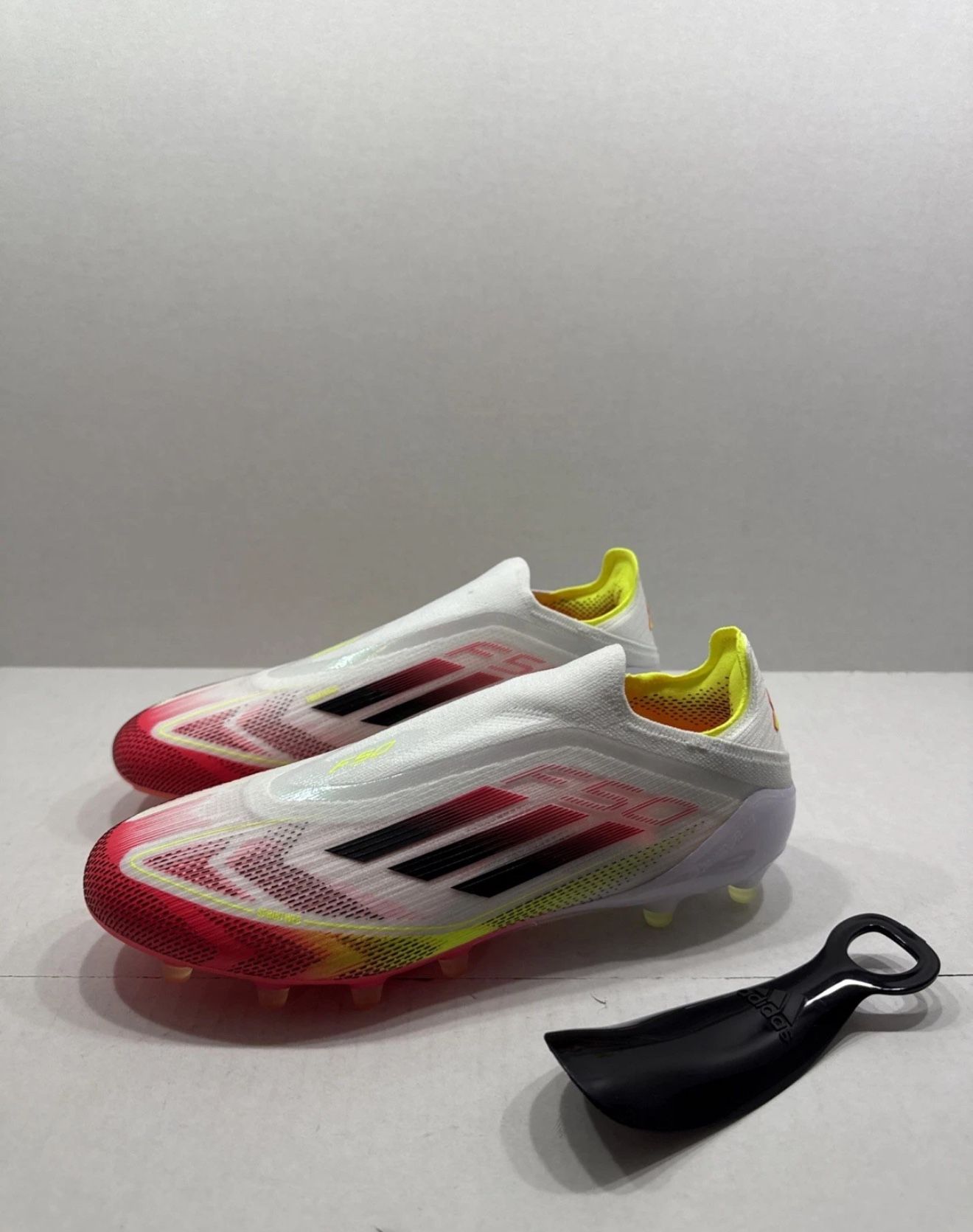 Adidas F50 Elite AG Laceless Men's Football Multicolor Sport Sz 6.5 New JI2839