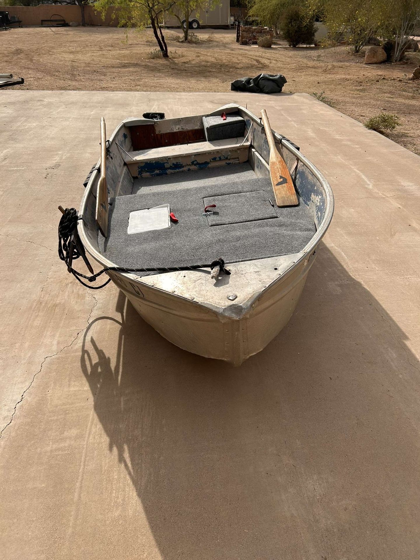 1967 Aluminum John Boat/ Row Boat