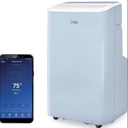 Dehumidifier & Fan, 9,000 Bedroom AC Unit with 2 Remote Controls & Covers up to 400 Sq. Ft, Alexa & Wifi Enabled, Smart portable-air-conditioner