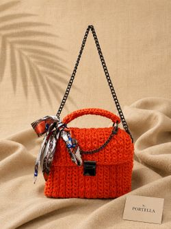 Crochet Bag - Orange