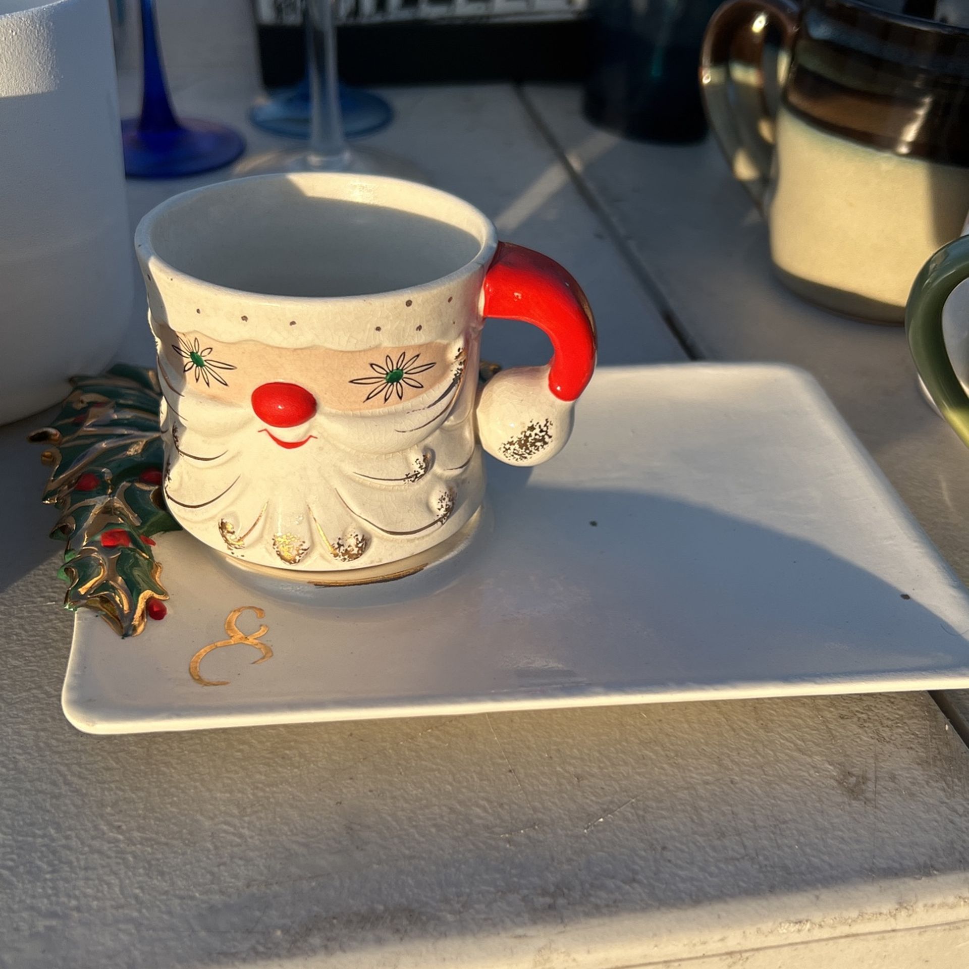 4-piece Christmas Cup And Saucer Set