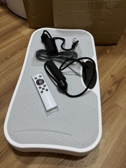 200W Home Gym Vibration Machine - 4 Modes, 440lbs Weight Limit, Bluetooth & Remote Control