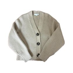 h&m brown cardigan