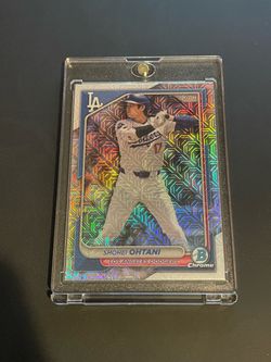 Shohei Ohtani Bowman Chrome Baseball Card