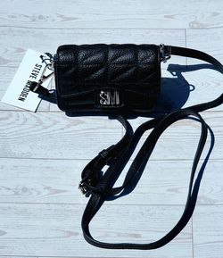 Black Mini Crossbody Wallet Purse mini bag.